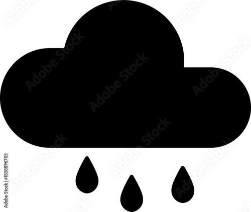 Rain Weather Protection Icon