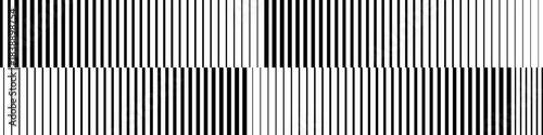 Doppler effect vector wallpapper. Gradation lines pattern. Gradient striped halftone texture background. Repeating fading black white parallel lines backdrop 10 eps