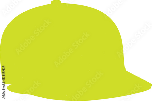 The choice of a bright yellow-green color gives the cap a vibrant and energetic appearance, evoking feelings of freshness