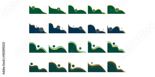 Islamic Corner with Ornament