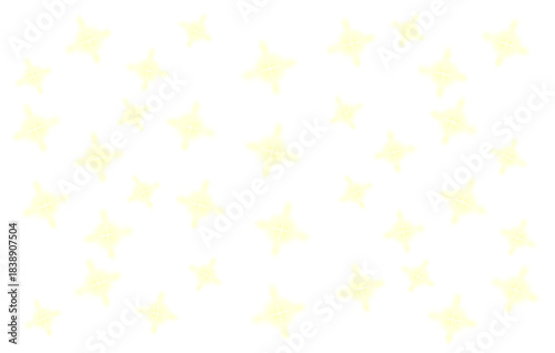 Yellow glowing horizontal pattern