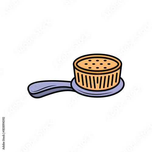 Colorful icon for brush