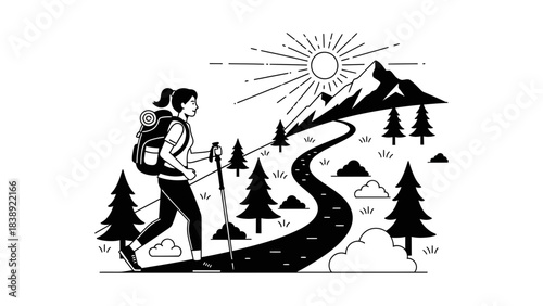 Woke in the mountain of girl 