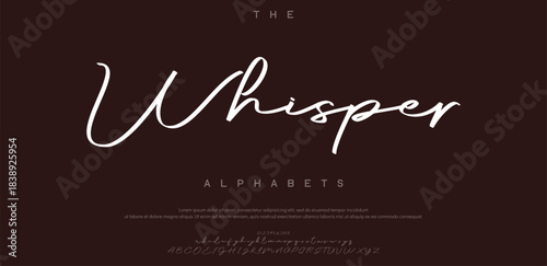 A delicate handwriting font with a soft, airy style that feels intimate and calm.