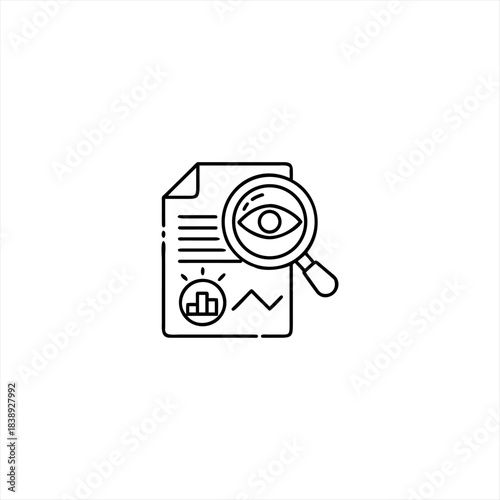 Internal-audit-make-a-very-nice-line-art-Vector Illustration