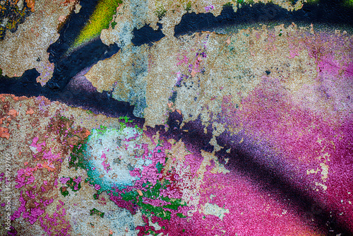 graffiti on the wall, old texture paint ,grunge background