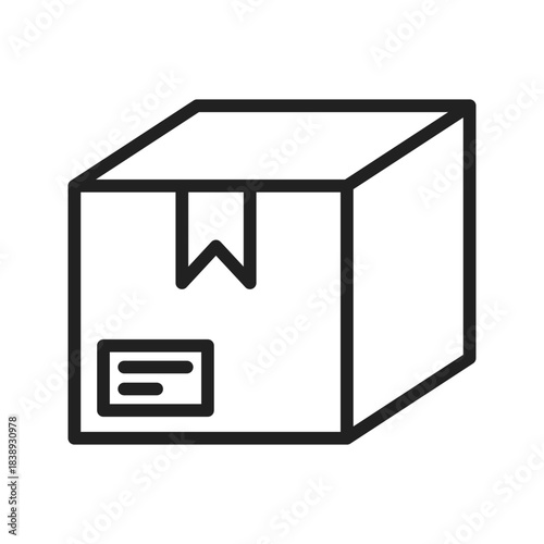 Shipping box icon