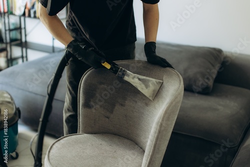Photography Professional dry cleaning service deep cleaning furniture upholstery