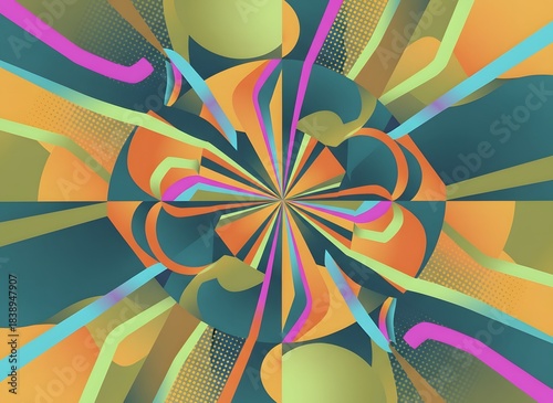 Abstract colorful floral pattern design with spring flowers and bright summer leaf foliage vector illustration backdrop