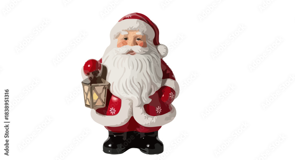 Obraz premium Santa claus isolated