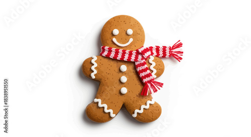 Gingerbread man isolated
