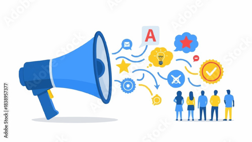 megaphone and loudspeaker