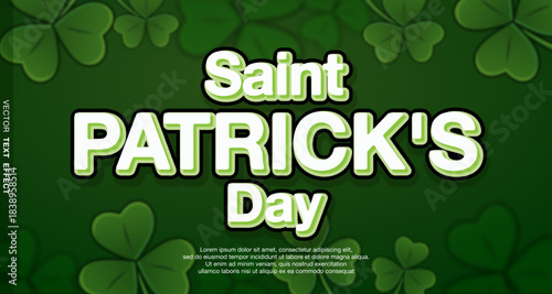 Saint Patrick's Day Text Effect Style