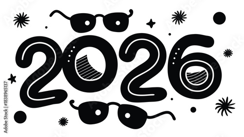 vector, sign, symbol, illustration, design, love, icon, art, drawing, set, heart, cartoon happy new year 