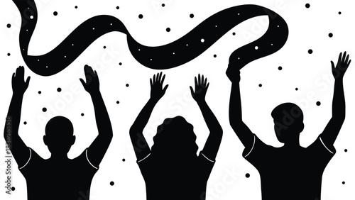 vector illustration of a silhouette of a girl vector illustration woman silhouette people music art design fashion party dance icon 