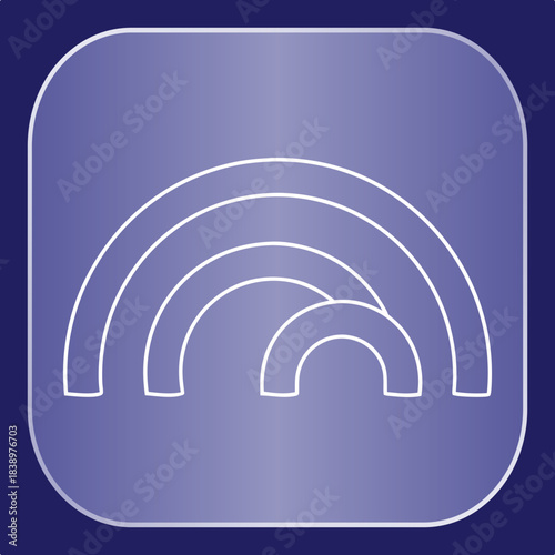 Wireless Signal Strength Icon Network Connection Technology Communication Device