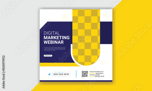 Social media post template. Digital Marketing banner collection. Home sale banner design. Promotional leaflet banner.