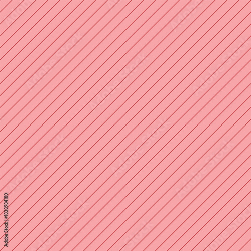 Brick red diagonal stripe seamless pattern over a pastel pink background, perfect for branding, packaging, stationery, textiles, and contemporary geometric design uses.