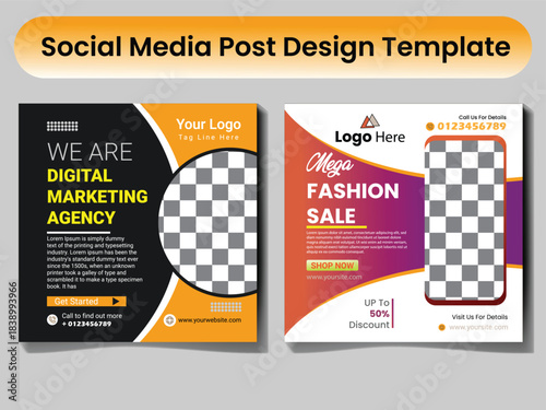 Modern Social Media Marketing Template