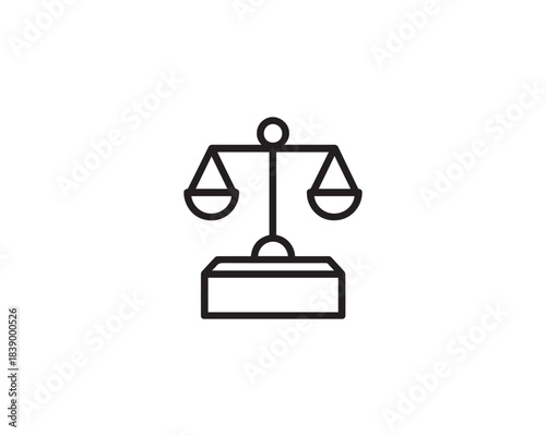 Stability icon vector design illustration.