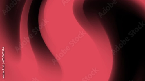 Abstract background with blurred red and black curving shapes, perfect for modern design projects, brochures, or website backgrounds.