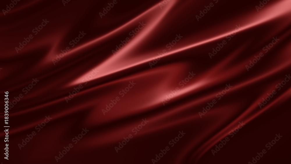 Obraz premium Red Abstract Fluid Wave Background