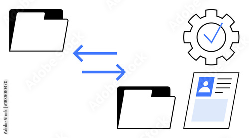 Data transfer. Data transfer between folders and automation for document verification. Data transfer streamlining workflows and ensuring accurate validations. For businesses, productivity, digital