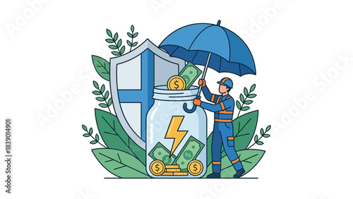 Secure your energy savings with efficient solutions and protect your financial future, guarded by a reliable workforce and a secure investment strategy