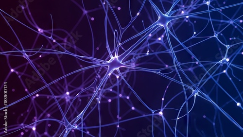 Intricate Network of Glowing Neurons in Deep Space