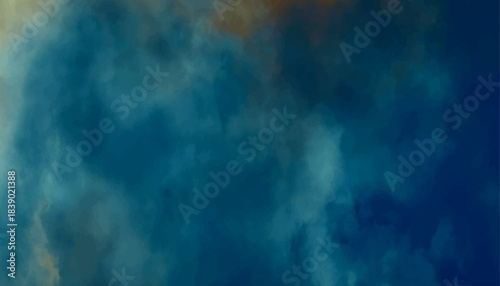 Blue Abstract Watercolor Texture Background