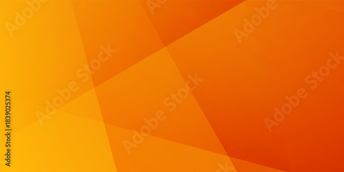 Abstract Orange Gradient Background with Geometric Diagonal Shapes. Modern creative trendy design in vector illustration