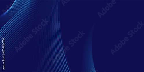 abstract Blue Spiral Shapes Creating a Dynamic and Modern Background Design. Futuristic Technology Concept