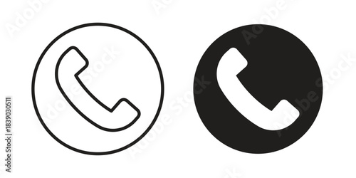 Phone icon pictogram in trendy outline style. icon, sign or symbol.