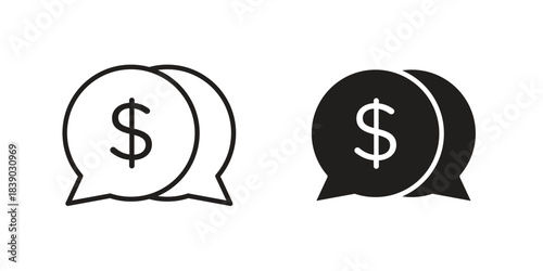 Question icon pictogram in trendy outline style. icon, sign or symbol.