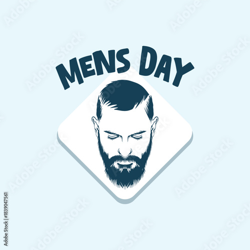 Mens Day for logo vectror image