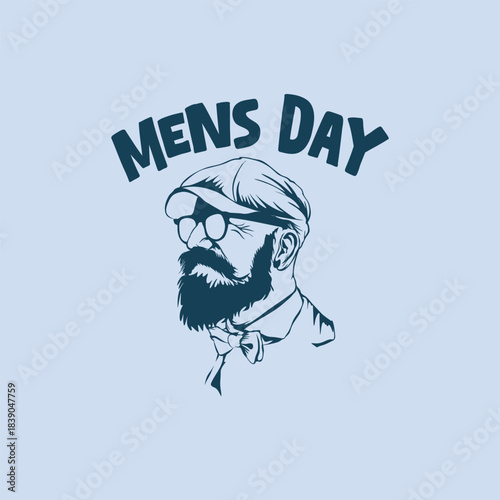 Mens Day for logo vectror image