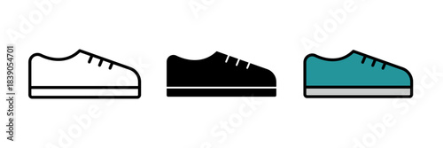 Sneakers icon athletic shoe symbol, casual footwear illustration, sports shoe, running shoes, modern sneakers, minimalist shoe design, trendy footwear, comfortable shoe, flat icon.