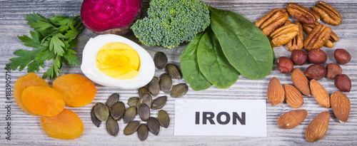 Best food to fight with anemia. Natural source iron and minerals