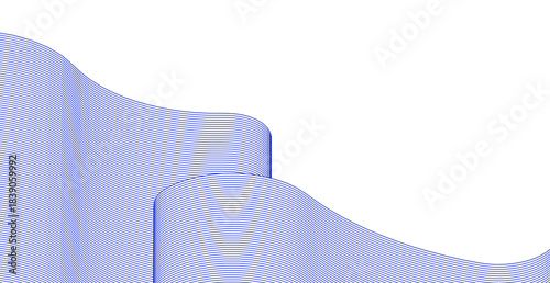 abstract wavy graphics 3d rendering	
