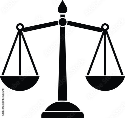Justice Balance Symbol of Law and Fairness