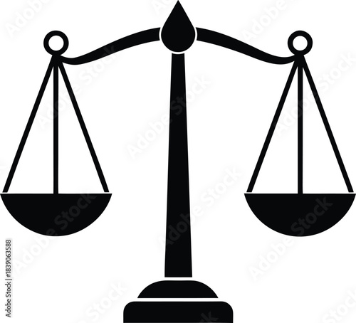 Justice Balance Symbol of Law and Fairness