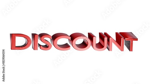 3D animated text “DISCOUNT” for promotional campaigns, sales, and special offers. Ideal for marketing, online stores, and social media ads. Dynamic 3D design highlights savings