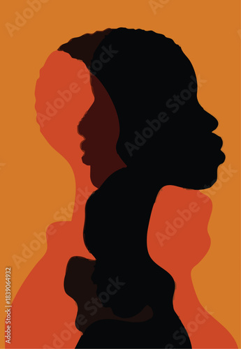 Adobe Illustrator Artwork woman, vector, illustration, silhouette, music, face, halloween, people, black, art