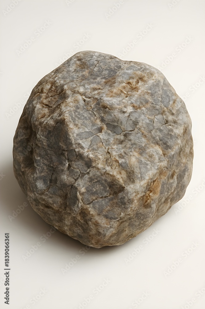 Obraz premium stone isolated on white background