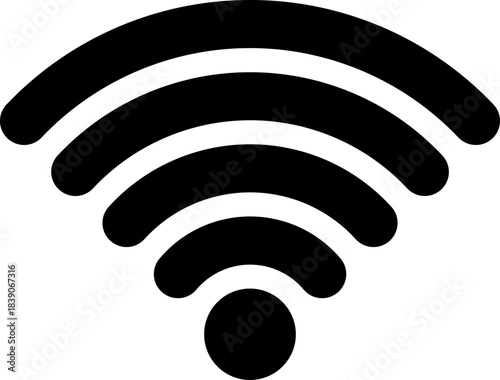 Wireless and wifi icon or wi-fi icon sign for remote internet access, Podcast vector symbol, vector illustration.Wi Fi icon vector set. wireless illustration sign collection. signal symbol.