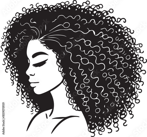 woman, vector, illustration, silhouette, music, face, halloween, people, black, art, cartoon,