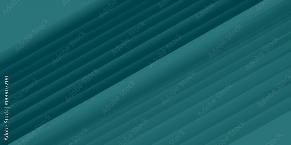 Fototapeta premium Abstract green background, diagonal lines and strips, vector illustration