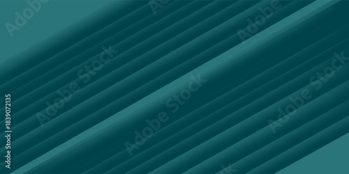 Abstract green background, diagonal lines and strips, vector illustration