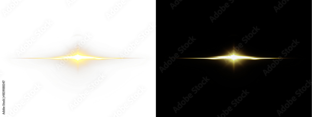 Obraz premium Abstract energy flash PNG with long flare beams, glowing haze, micro-spark particles and soft diffusion streaks. This PNG Overlay adds dynamic visual intensity.