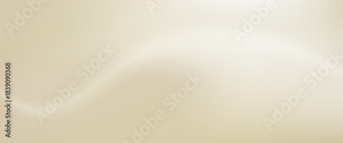 Caramel creamy wave gradient background. Neutral sand beige abstract gradation backdrop. Vector nude pale colors wavy bg. Simple tan golden fashion design. Cover soft transition with curved line.